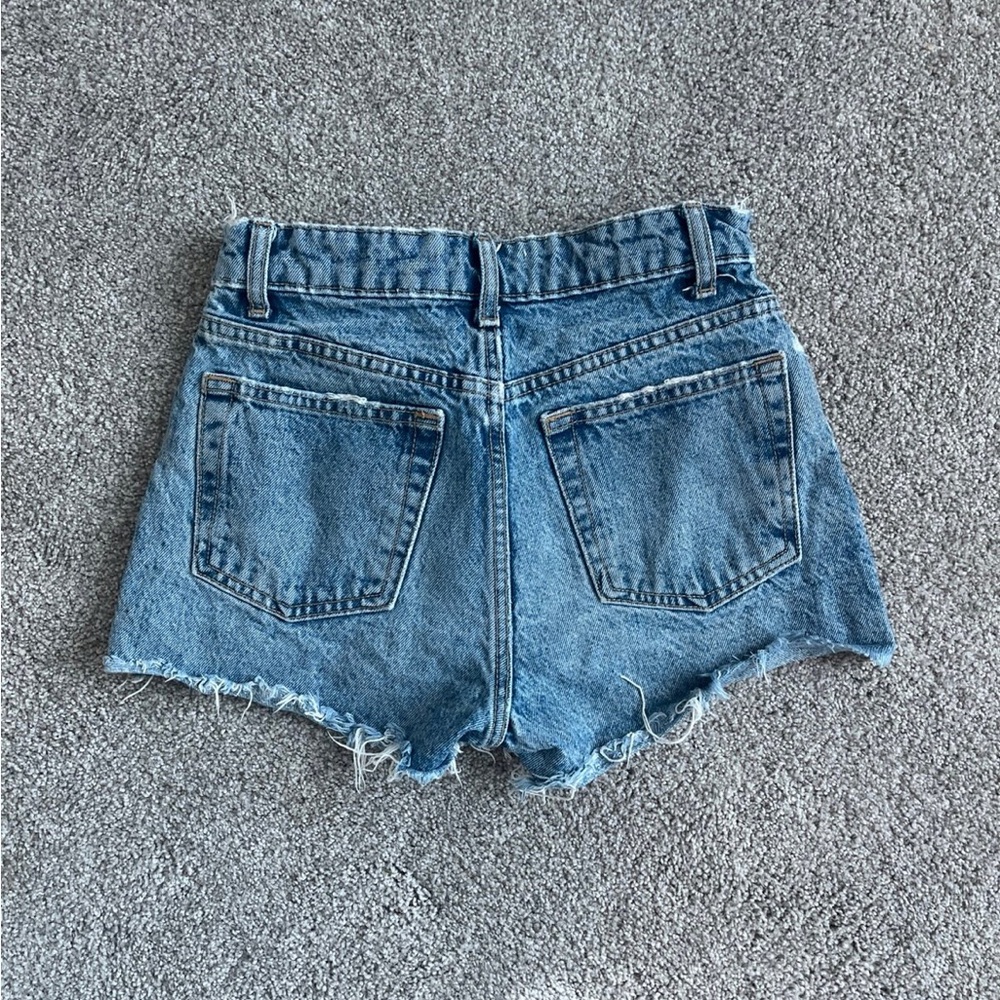 Zara Light Blue Jean Shorts
